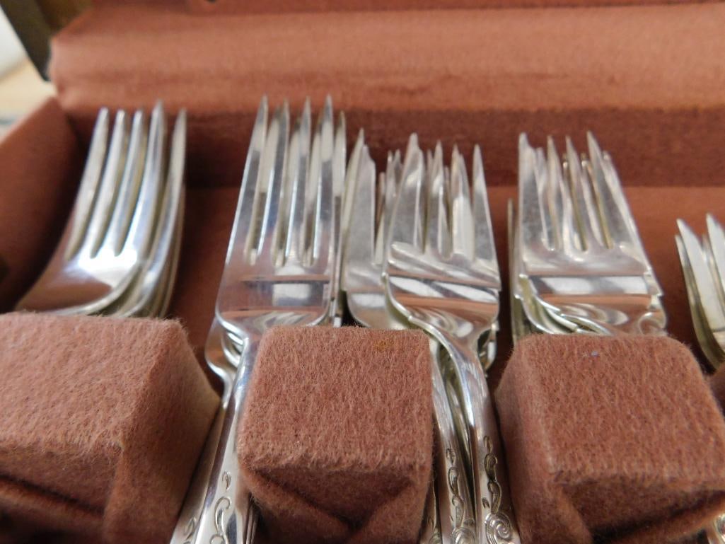 Sterling Silver - Flatware Set - Kirk and Son - 1961 Grams Not Including Weighted Pieces - 12