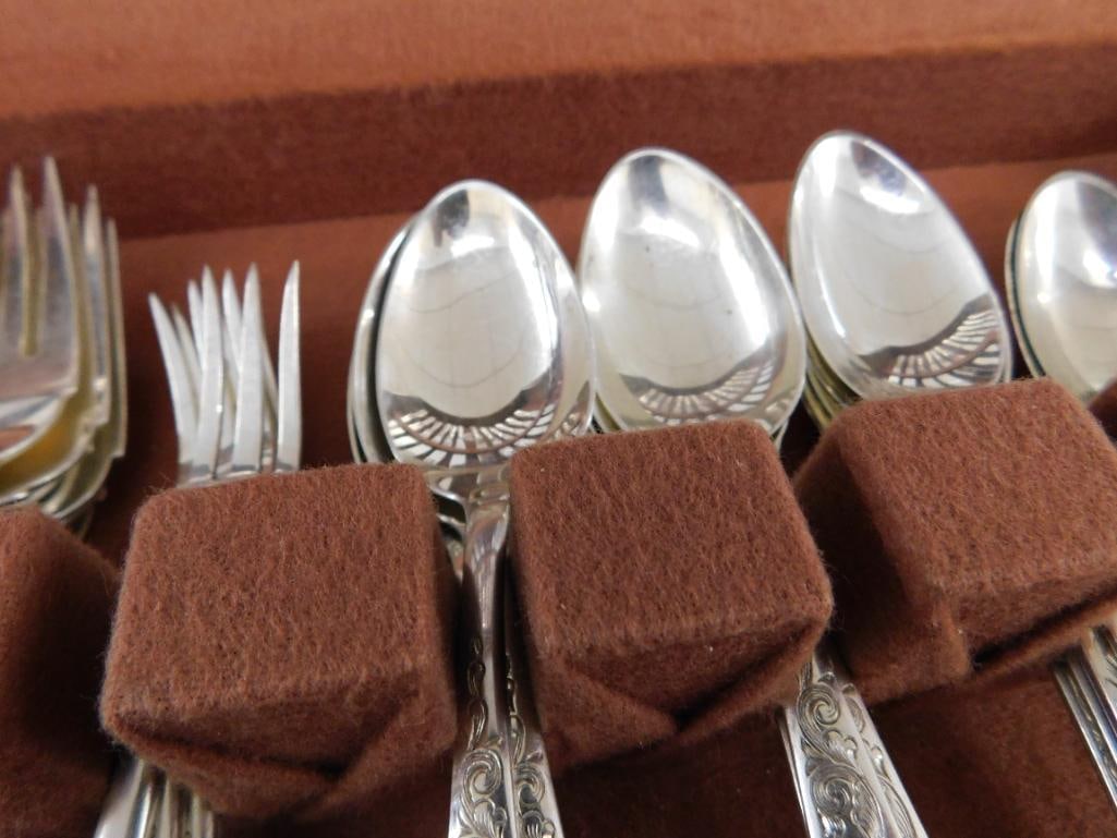Sterling Silver - Flatware Set - Kirk and Son - 1961 Grams Not Including Weighted Pieces - 13