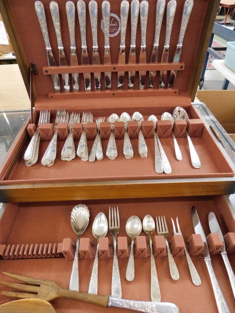 Sterling Silver - Flatware Set - Kirk and Son - 1961 Grams Not Including Weighted Pieces - 20
