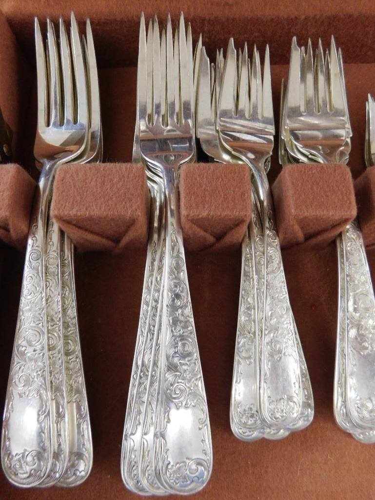 Sterling Silver - Flatware Set - Kirk and Son - 1961 Grams Not Including Weighted Pieces - 3
