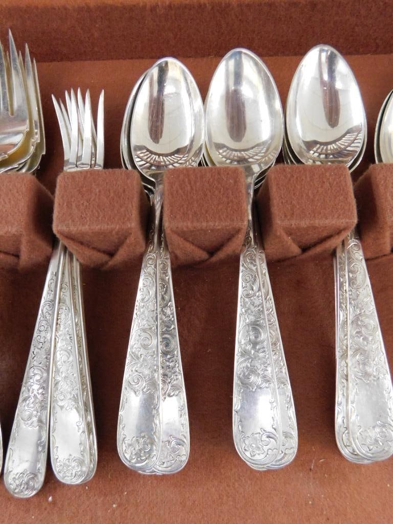 Sterling Silver - Flatware Set - Kirk and Son - 1961 Grams Not Including Weighted Pieces - 4