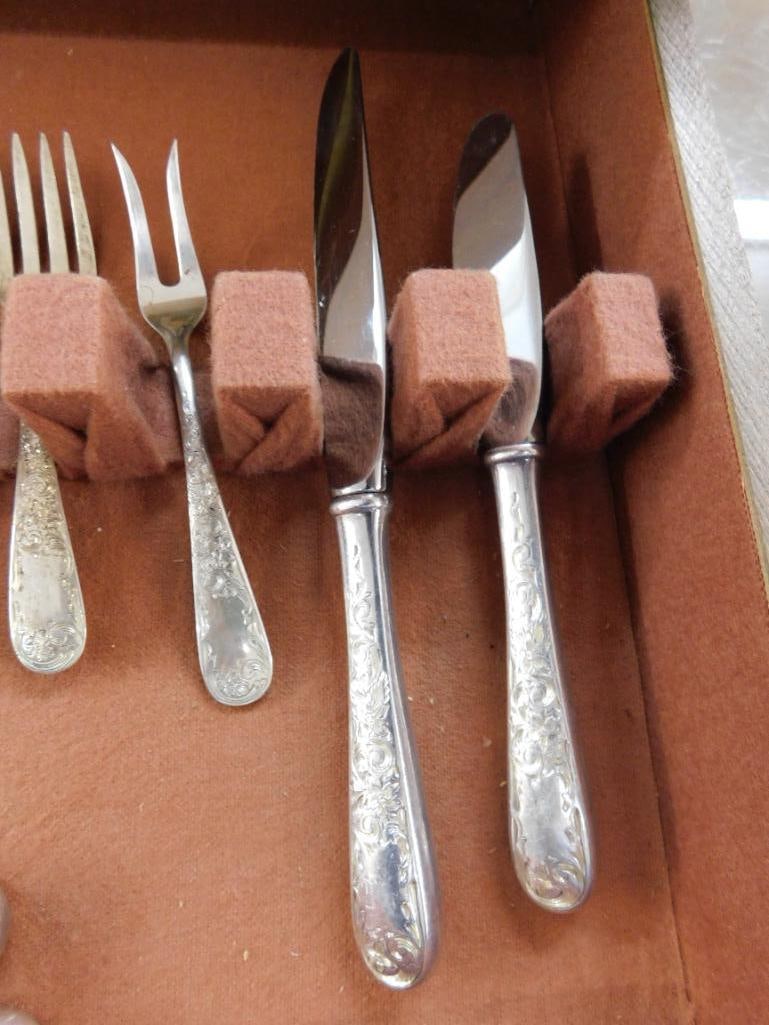 Sterling Silver - Flatware Set - Kirk and Son - 1961 Grams Not Including Weighted Pieces - 8