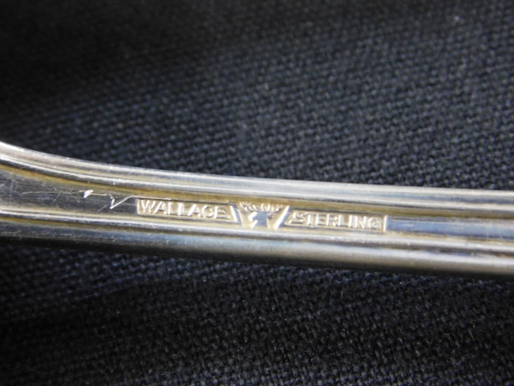 Sterling Silver - Flatware Set - Wallace - Rose Point Pattern - 525 Grams Not Including Weighted - 13