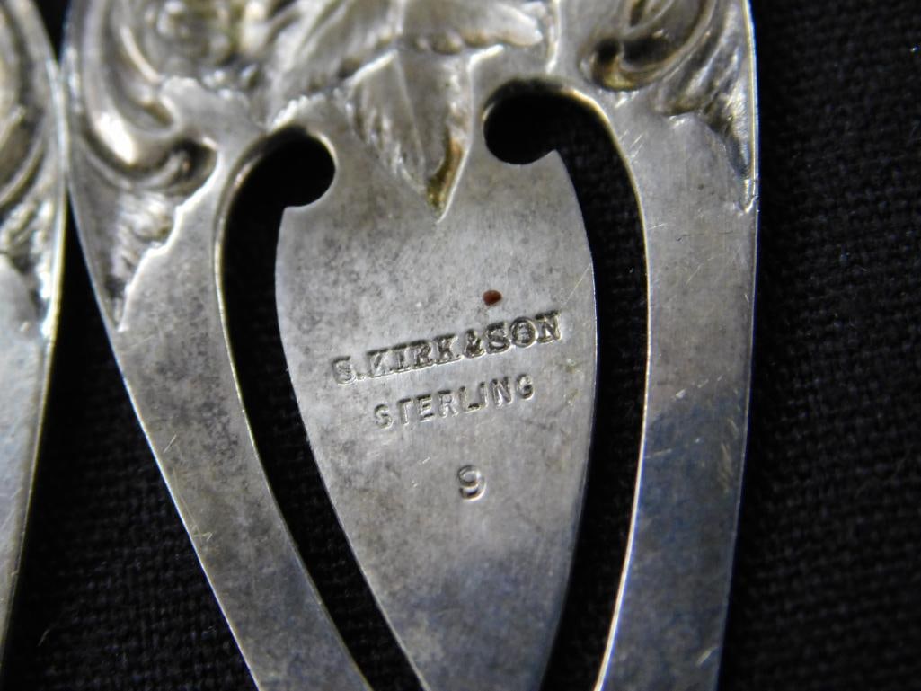 Sterling Silver - Tiffany and Co. Framed Calendar - 2 Kirk and Son Bookmarks - - 6