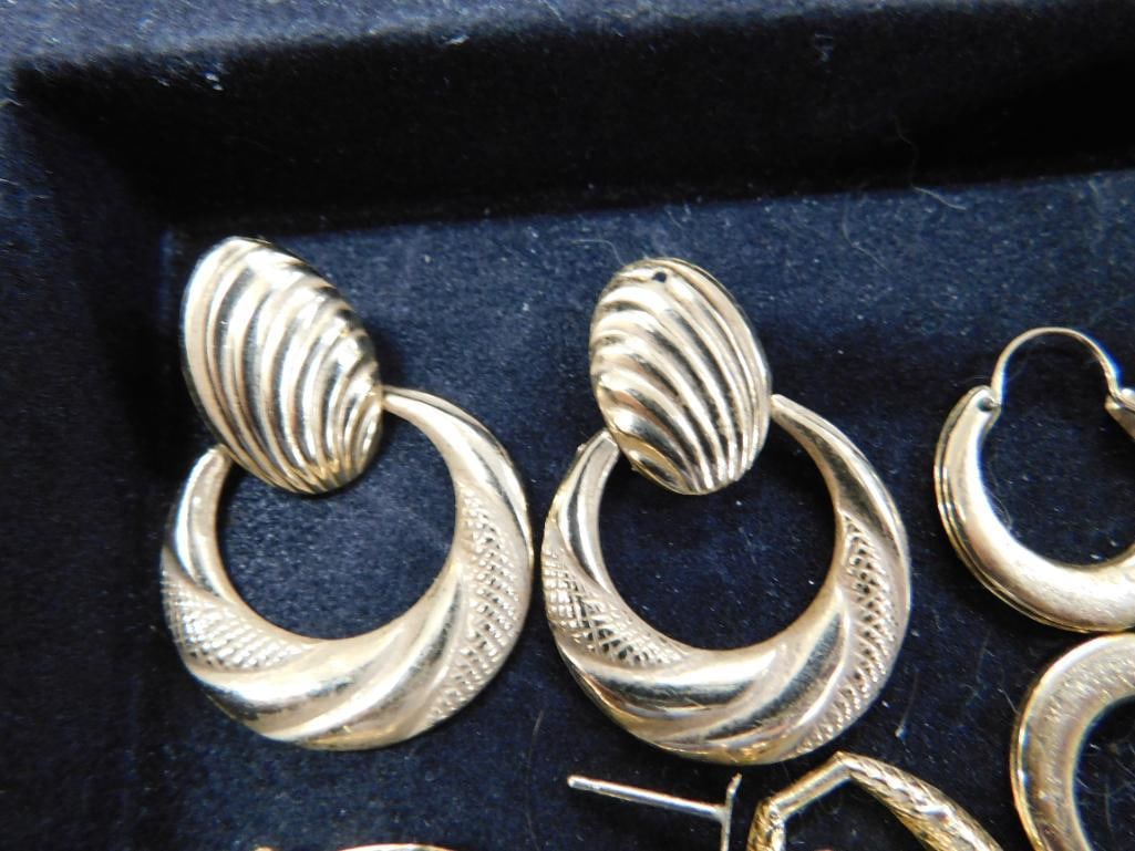 14K Yellow Gold - Scrap / Broken Earrings - 5.26 Grams - 2