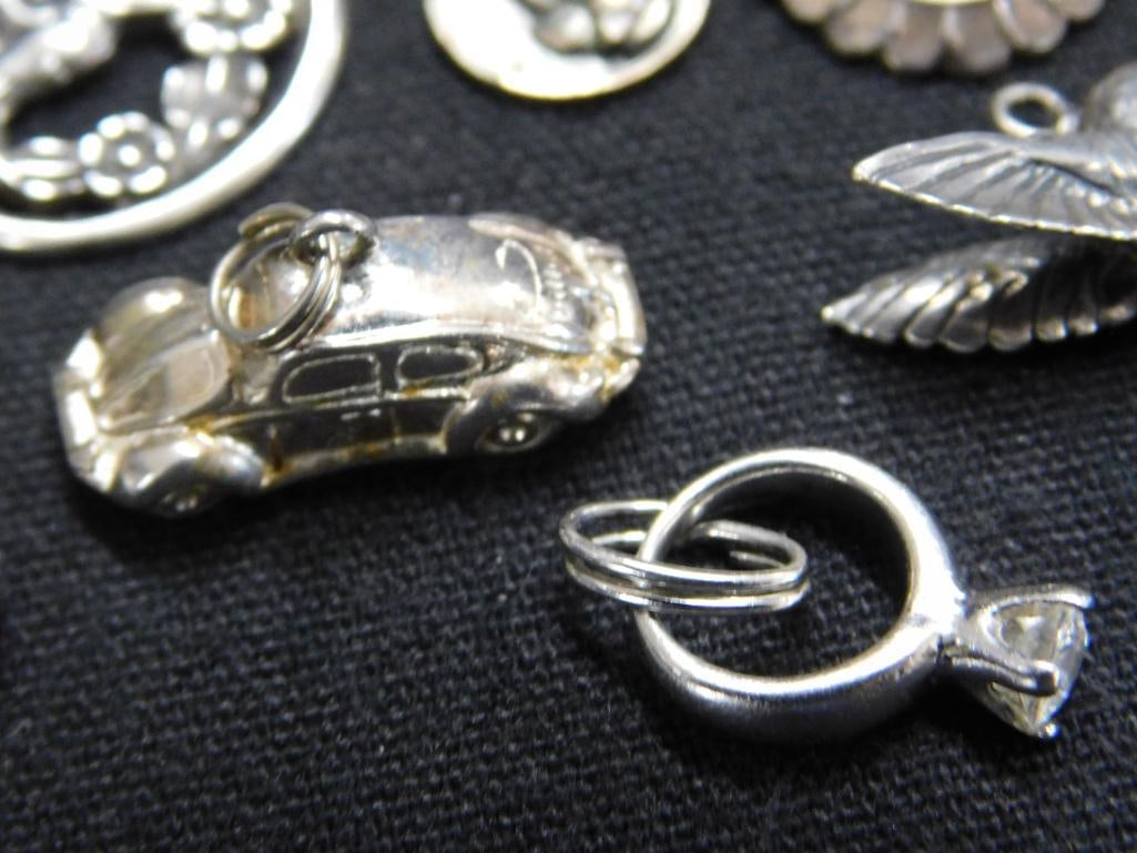 Sterling Silver - 11 Charms - 28.20 Grams TW - 4