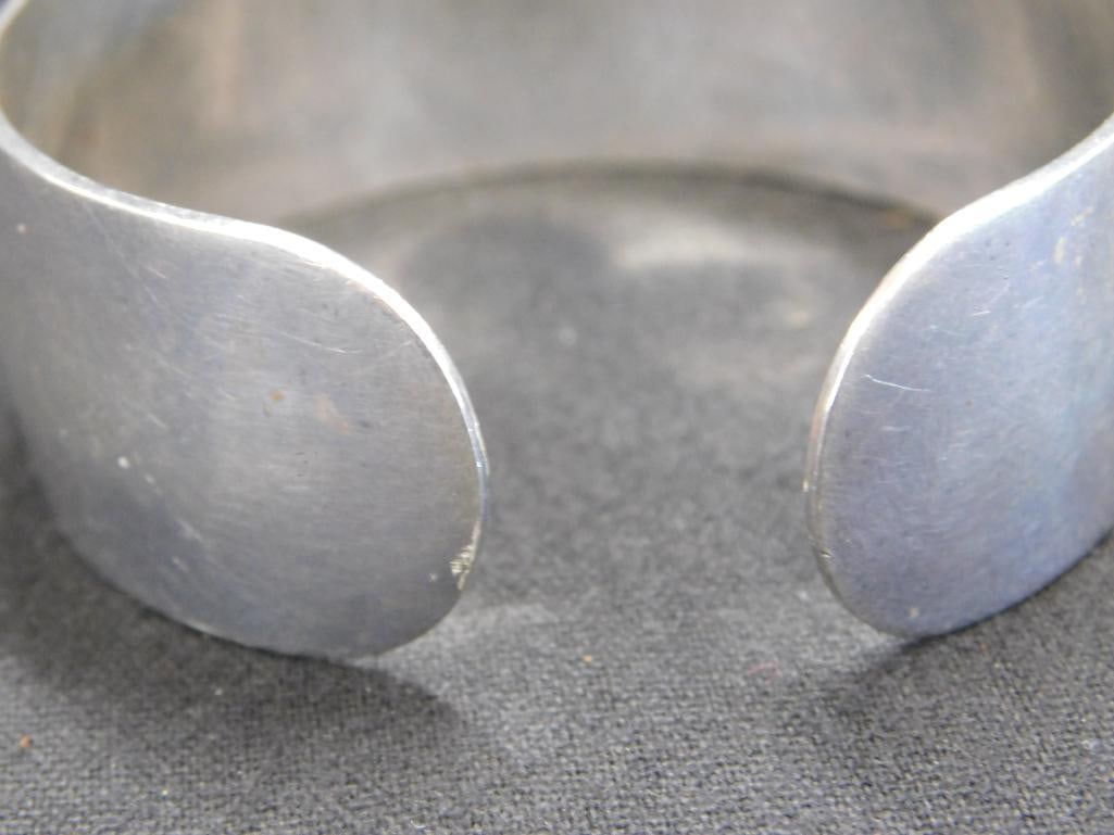 Sterling Silver - Kirk and Son Cuff Bracelet - 40 Grams - 3