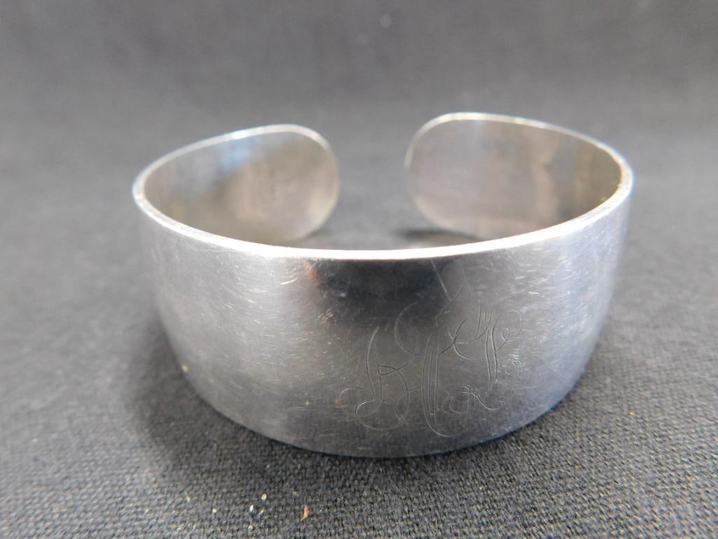 Sterling Silver - Kirk and Son Cuff Bracelet - 40 Grams - 6