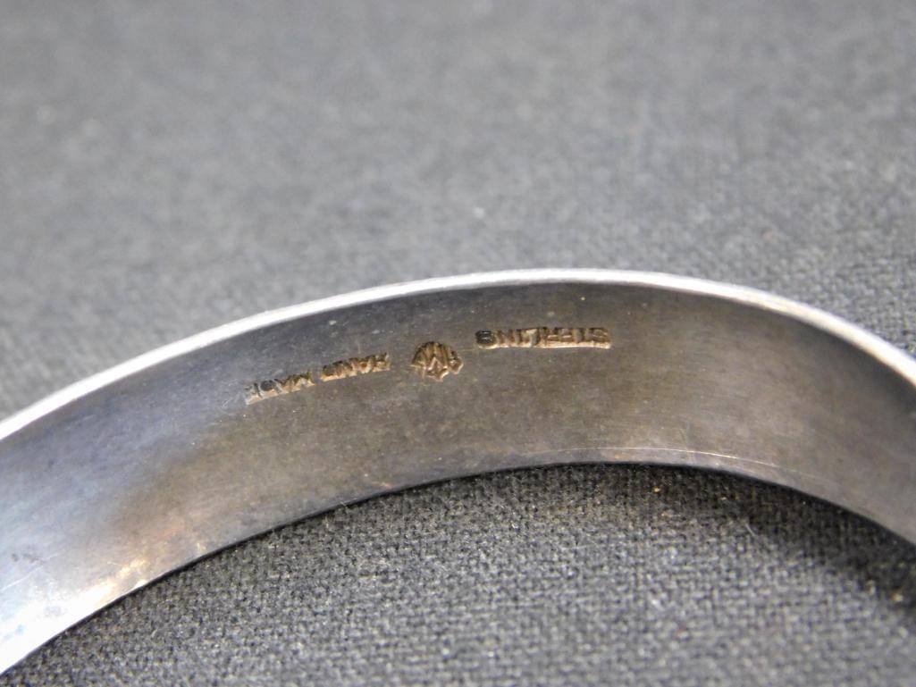 Sterling Silver - Cuff Bracelet - 13.74 Grams - 4