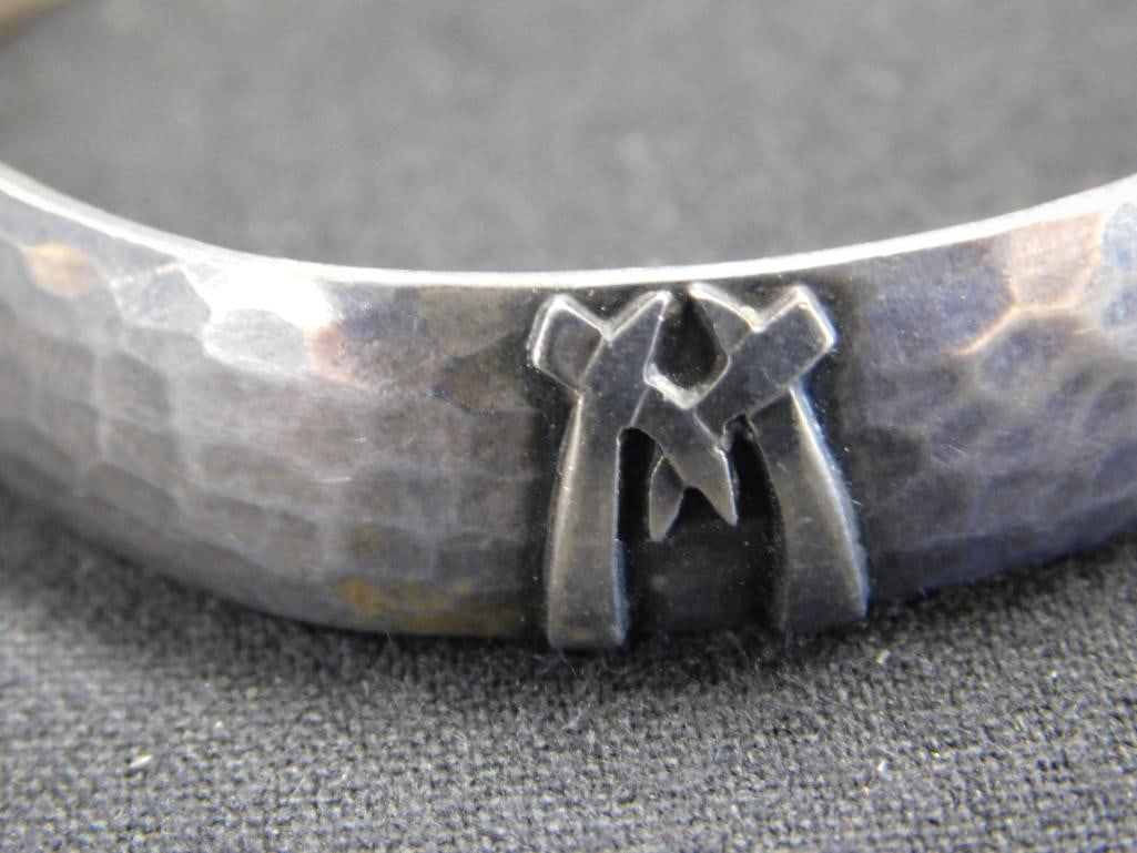 Sterling Silver - Cuff Bracelet - 13.74 Grams - 5