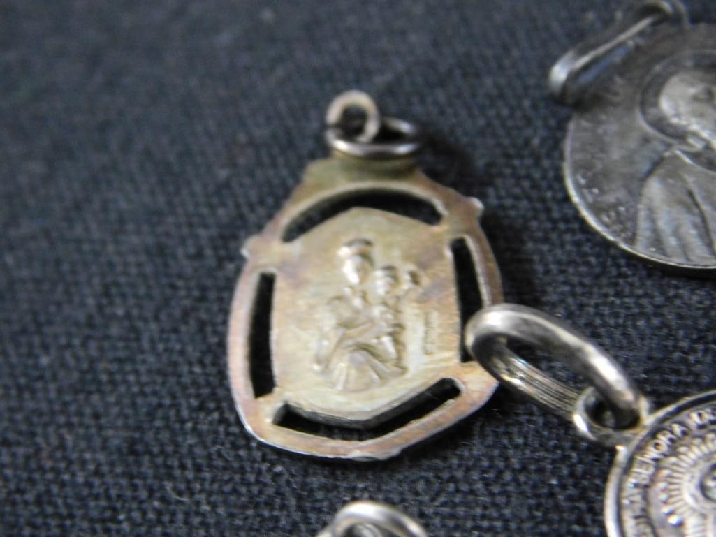 Sterling Silver - Religious Charms - 10 Pieces - 28.14 Grams TW - 3