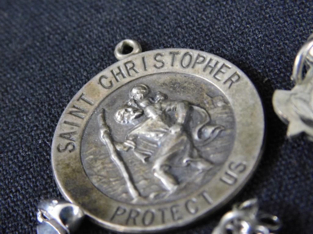 Sterling Silver - Religious Charms - 11 Pieces - 29.24 Grams TW - 2