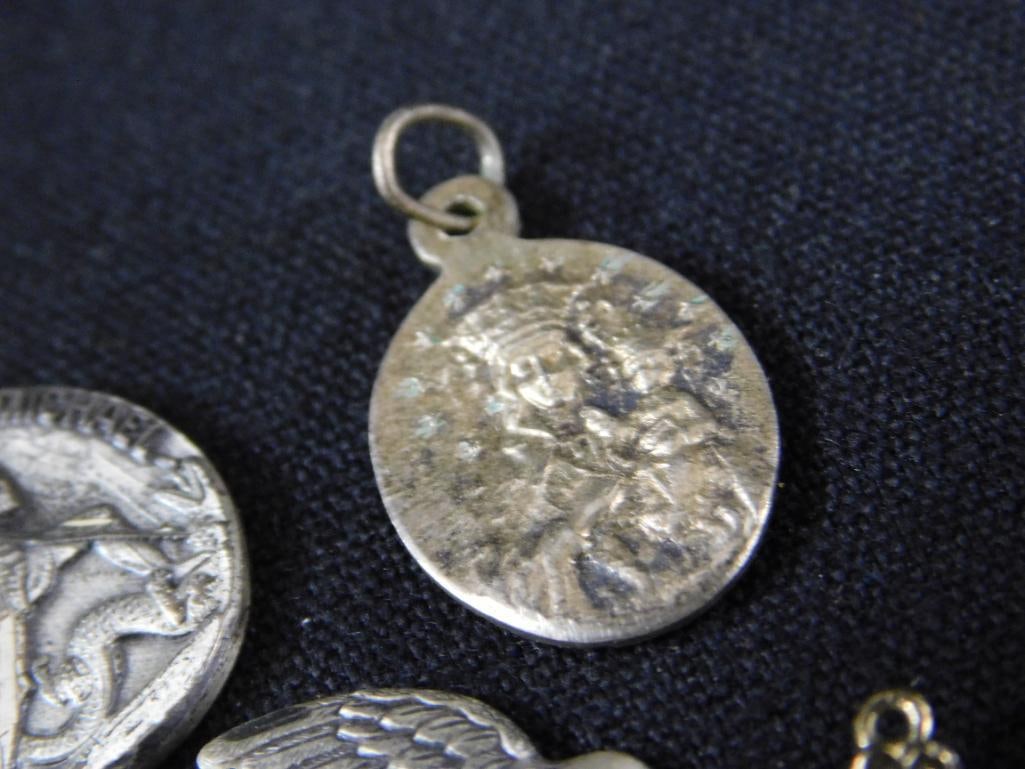 Sterling Silver - Religious Charms - 11 Pieces - 29.24 Grams TW - 4