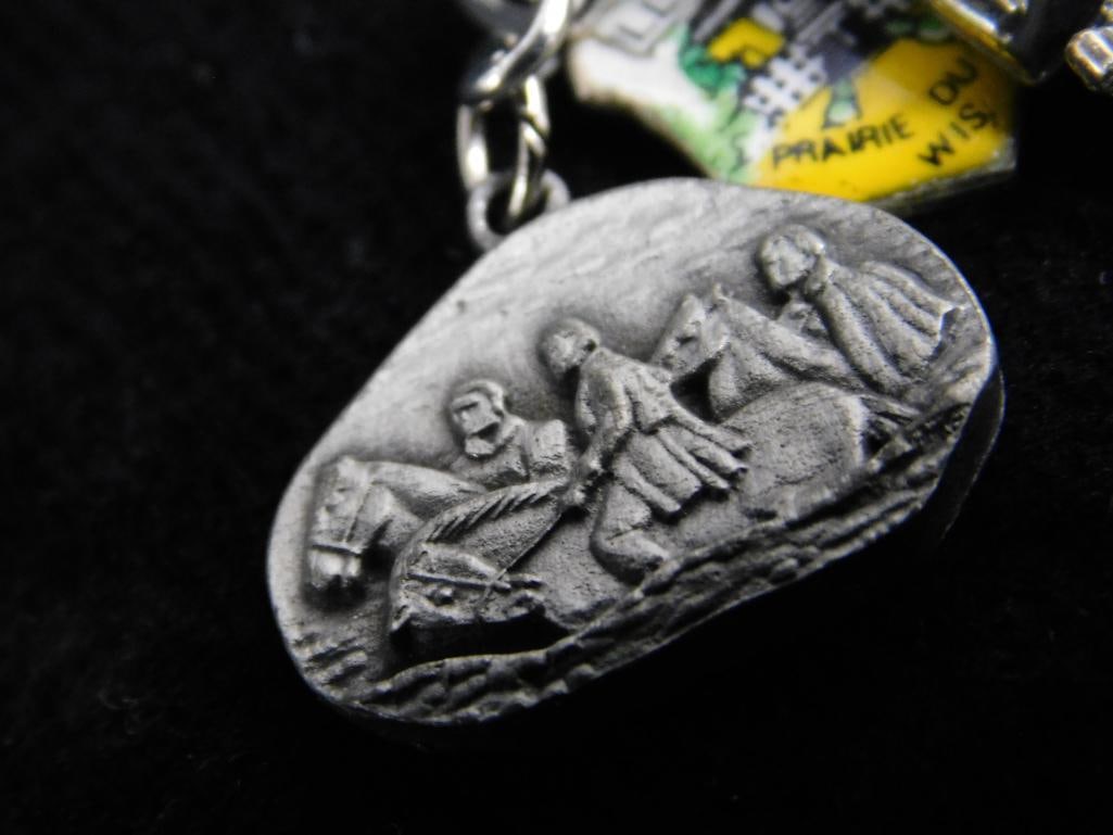 Sterling Silver - Charm Bracelet - 67.99 Grams TW - 3