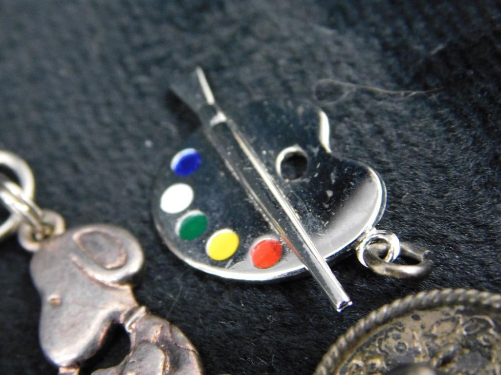 Sterling Silver - 12 Charms - 34.03 Grams TW - 3