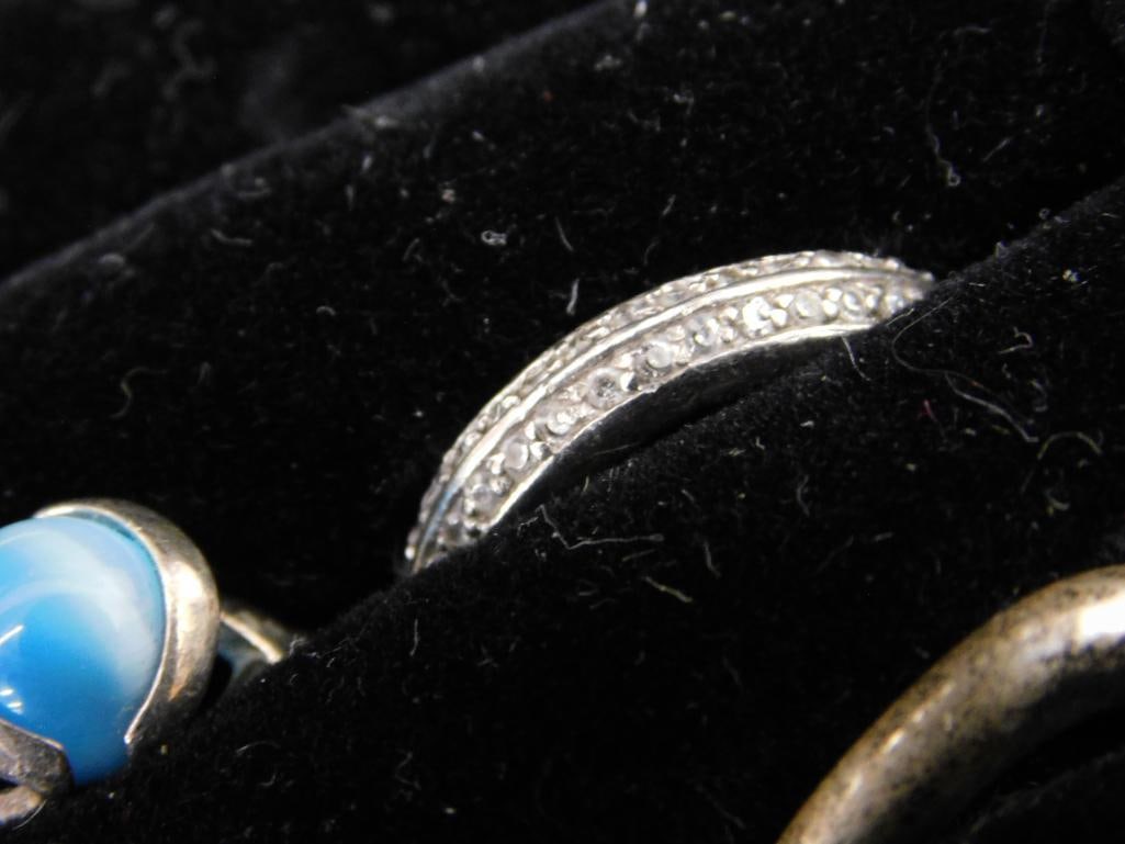 Sterling Silver - 10 Rings - 7 Size 6 - 3 Size 7 - 28.12 Grams TW - 4