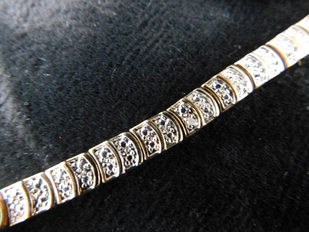 Sterling Silver - 2 Bracelets - 28.2 Grams TW - 4