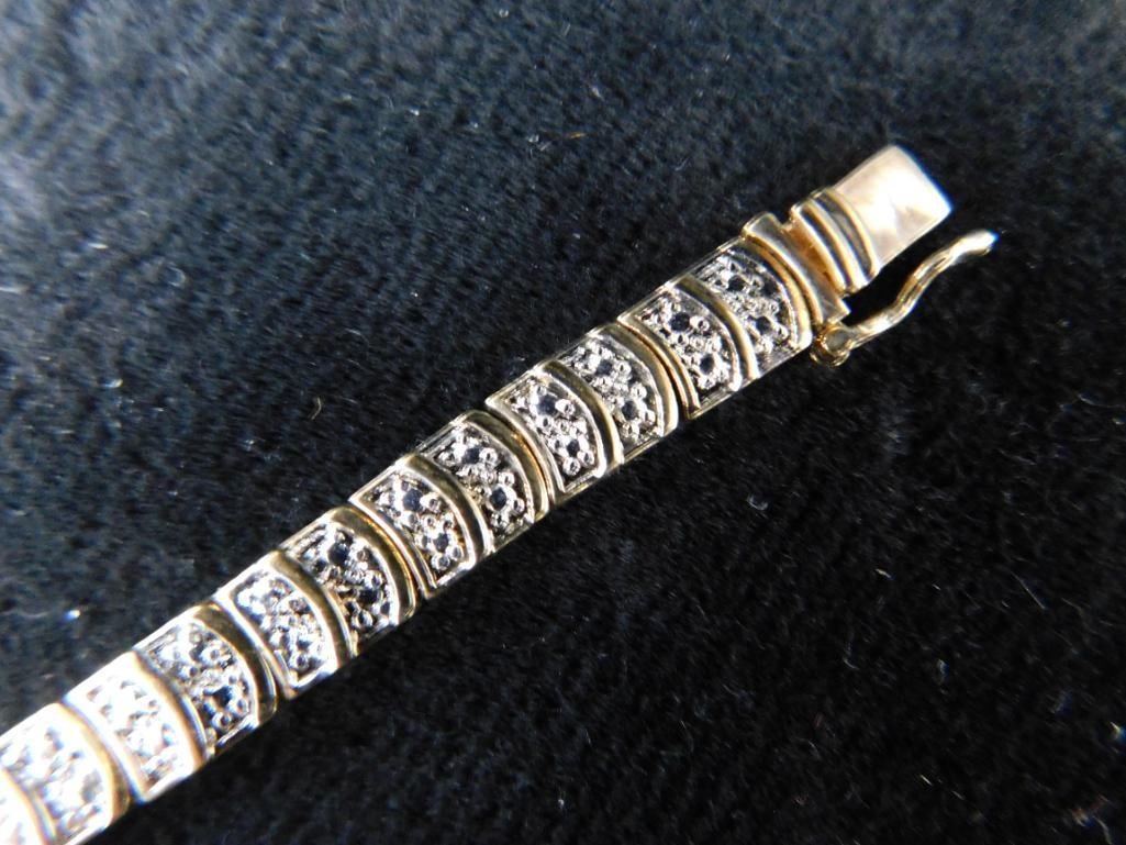 Sterling Silver - 2 Bracelets - 28.2 Grams TW - 6
