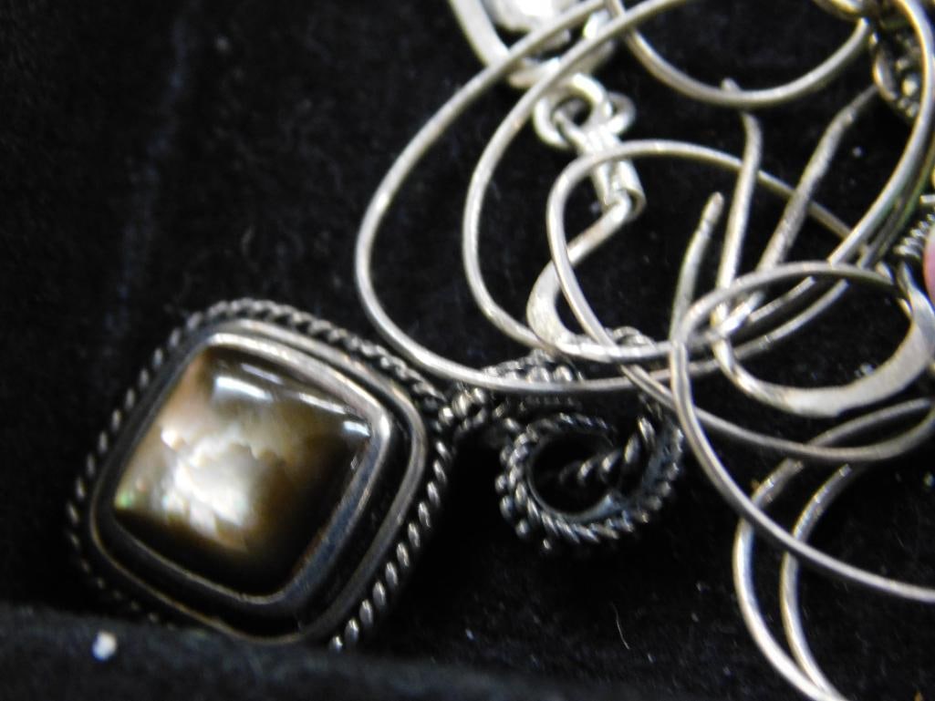 Sterling Silver - Single Earrings - 40.84 Grams TW - 7