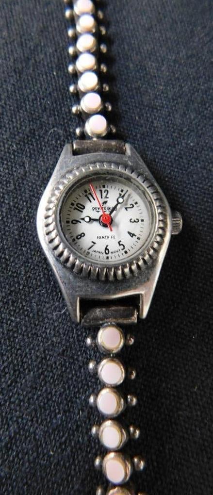 Sterling Silver - Peyote Bird Ladies Wristwatch - 20.36 Grams TW: See Photos For Description and Condition
