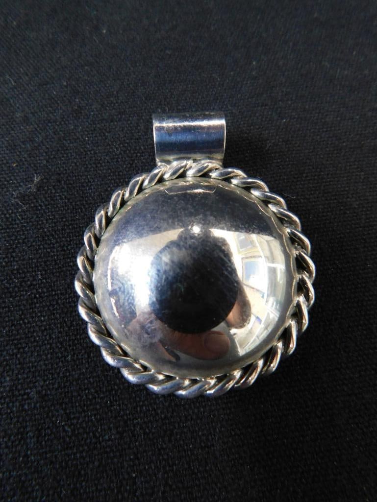 Sterling Silver - 2 Pendants - 37.95 Grams TW - 2