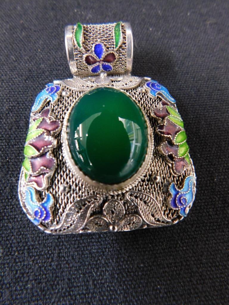 Sterling Silver - 2 Pendants - 37.95 Grams TW - 4