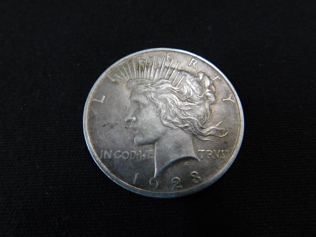 1923 and 1925 Peace Silver Dollars - 2