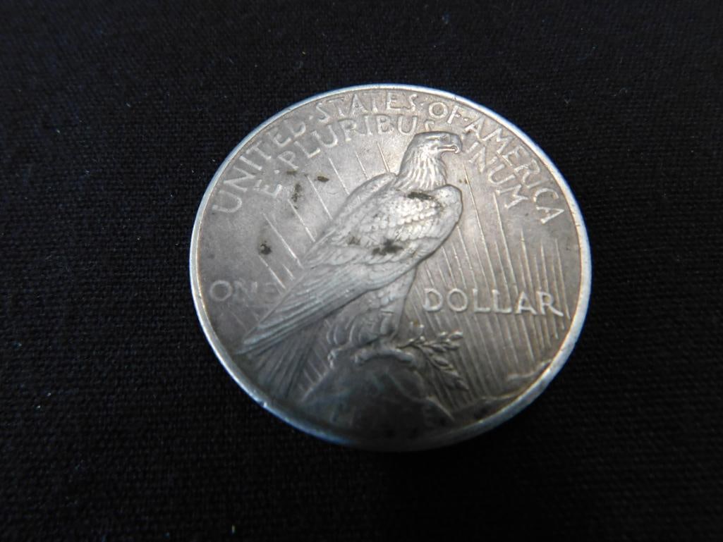 1923 and 1925 Peace Silver Dollars - 3