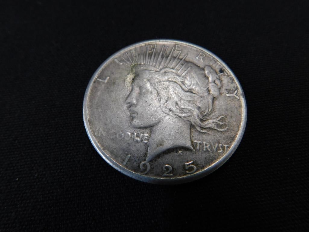 1923 and 1925 Peace Silver Dollars - 4