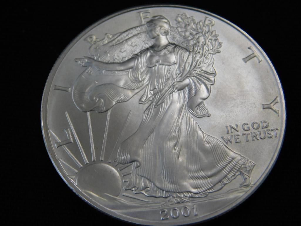 2001 Walking Liberty Silver Dollar - 3