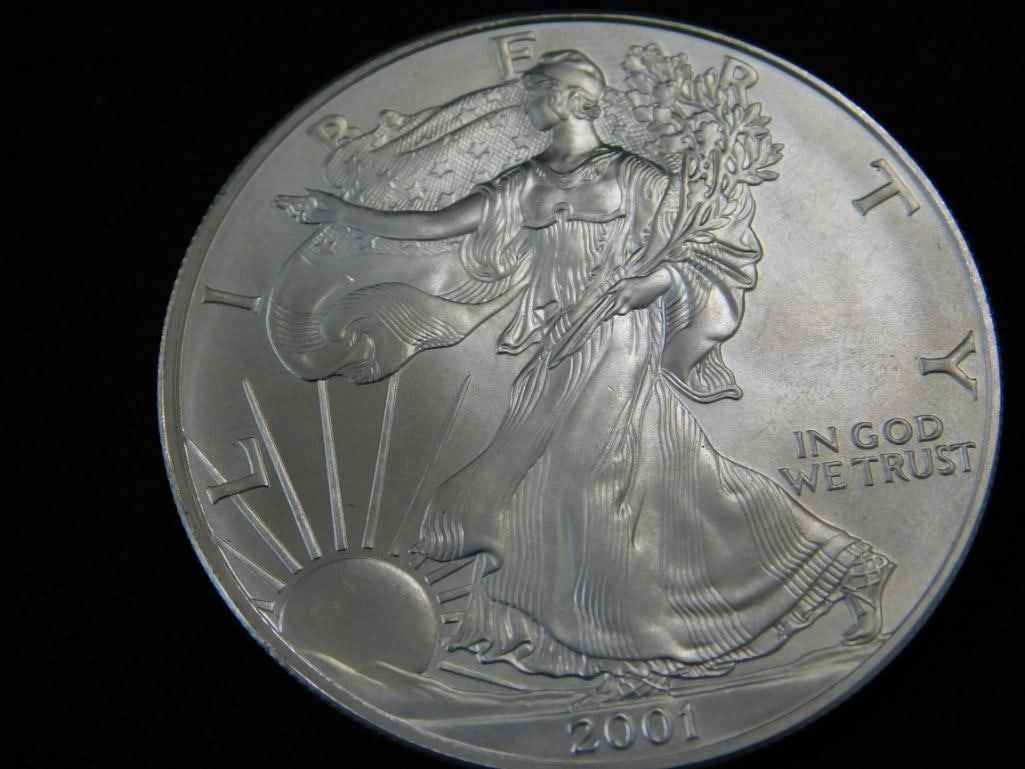 2001 Walking Liberty Silver Dollar - 4