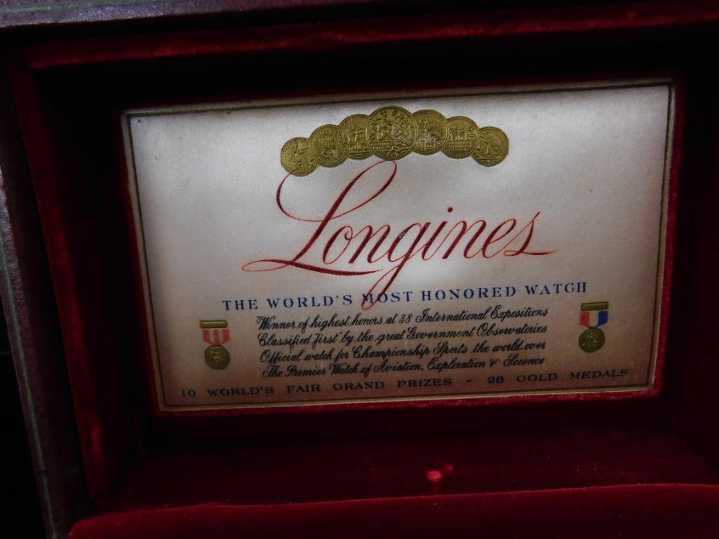 Longines and Elgin DeLuxe Gold Filled Mens Wristwatches - Original Cases - Untested - 7