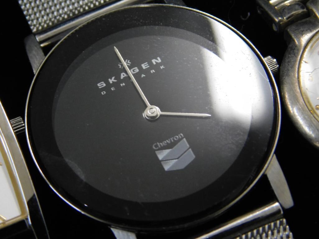 Group of 3 Skagen Denmark Wristwatches - Untested - 4