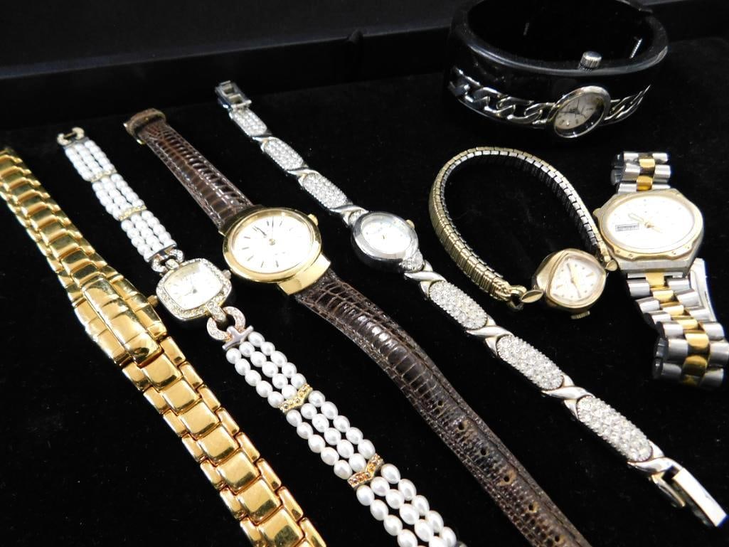 Group of 7 Womens Gruen Wristwatches - Untested: See Photos For Description and Condition