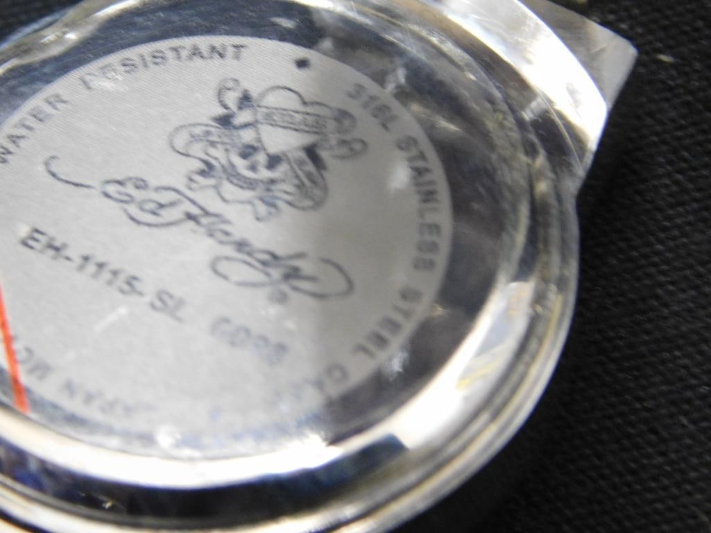 Ed Hardy Mens Wristwatch - Untested - 5