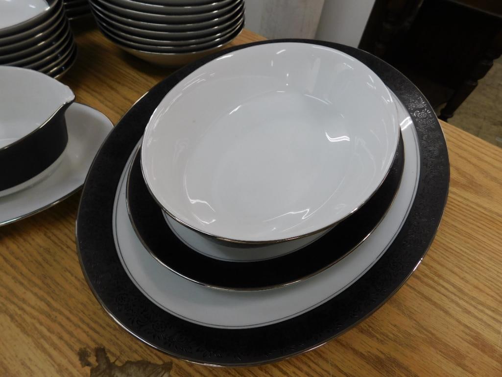82 Piece Noritake China Set - Mirano Pattern - Not Complete Set - 12
