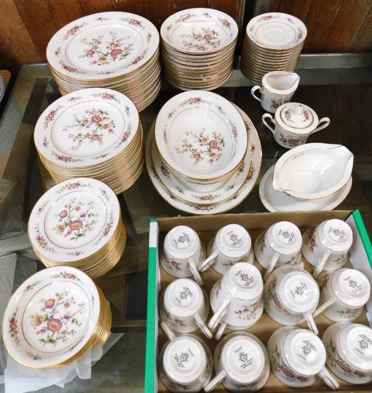 104 piece Noritake China Set - Asian Song Pattern - Service For At Least 12: See Photos For Description and Condition