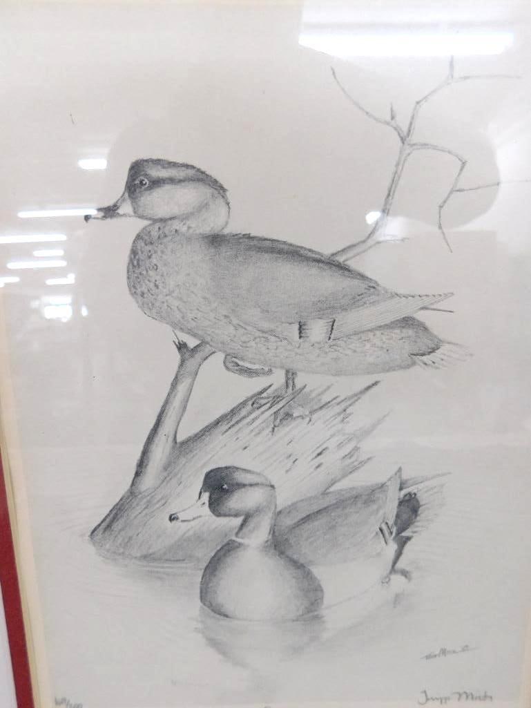 1989 Framed LE Print - 169/200 - "Mallard Pair - Signed Tripp Mistr - 16" x 13": See Photos For Description and Condition