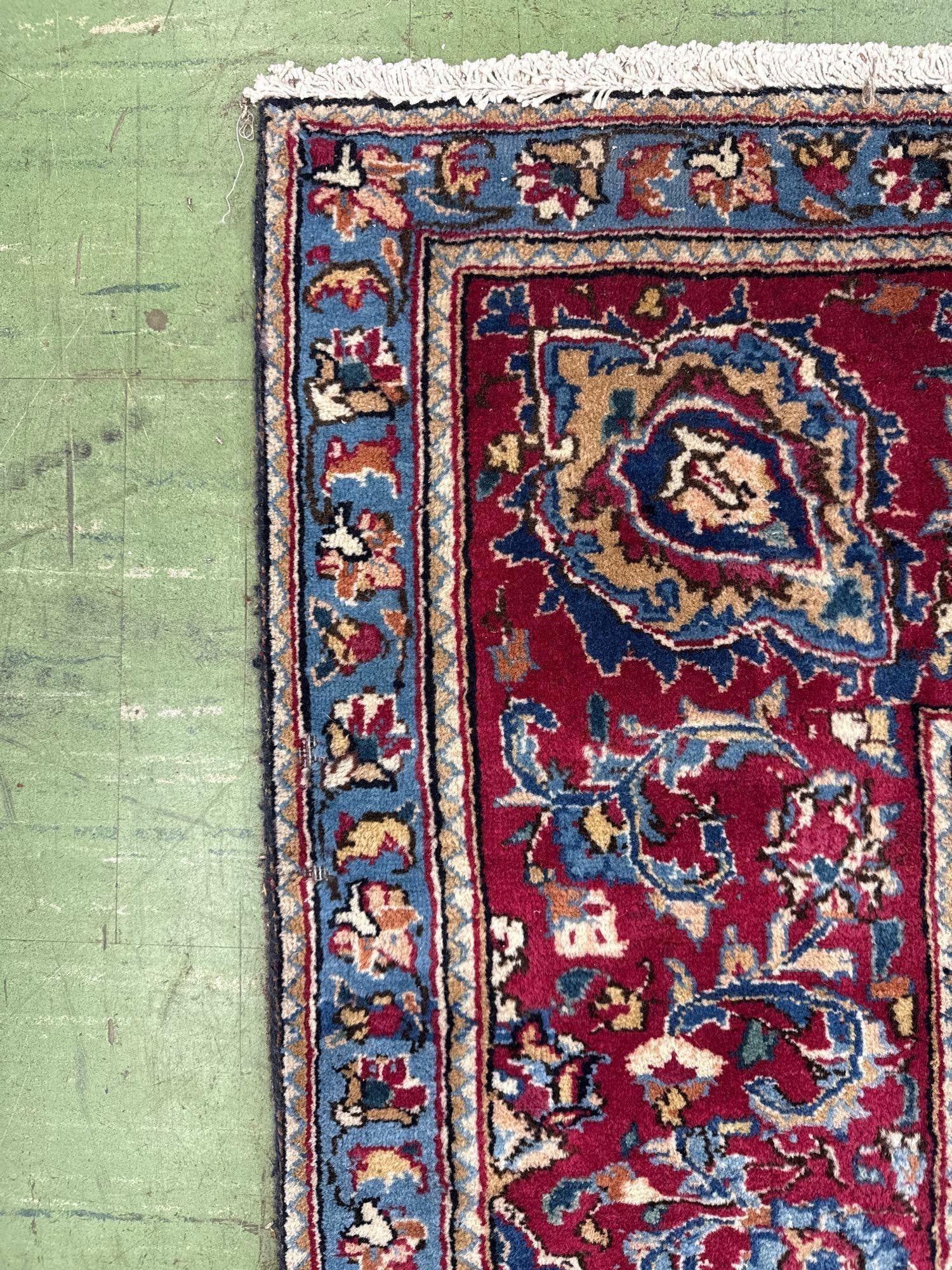 Room size Persian wool rug 9'6" x 12'7" - 8