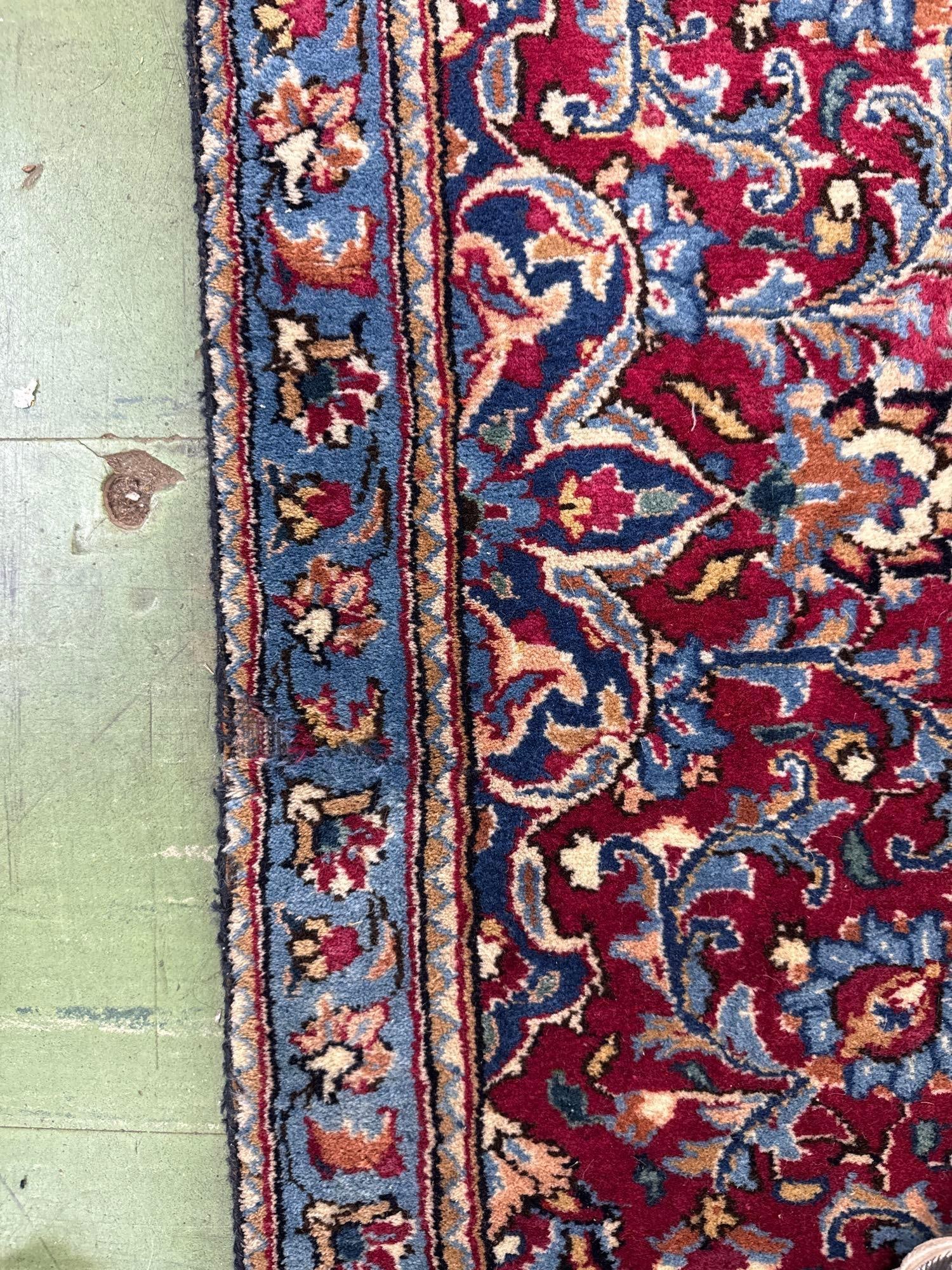 Room size Persian wool rug 9'6" x 12'7" - 9