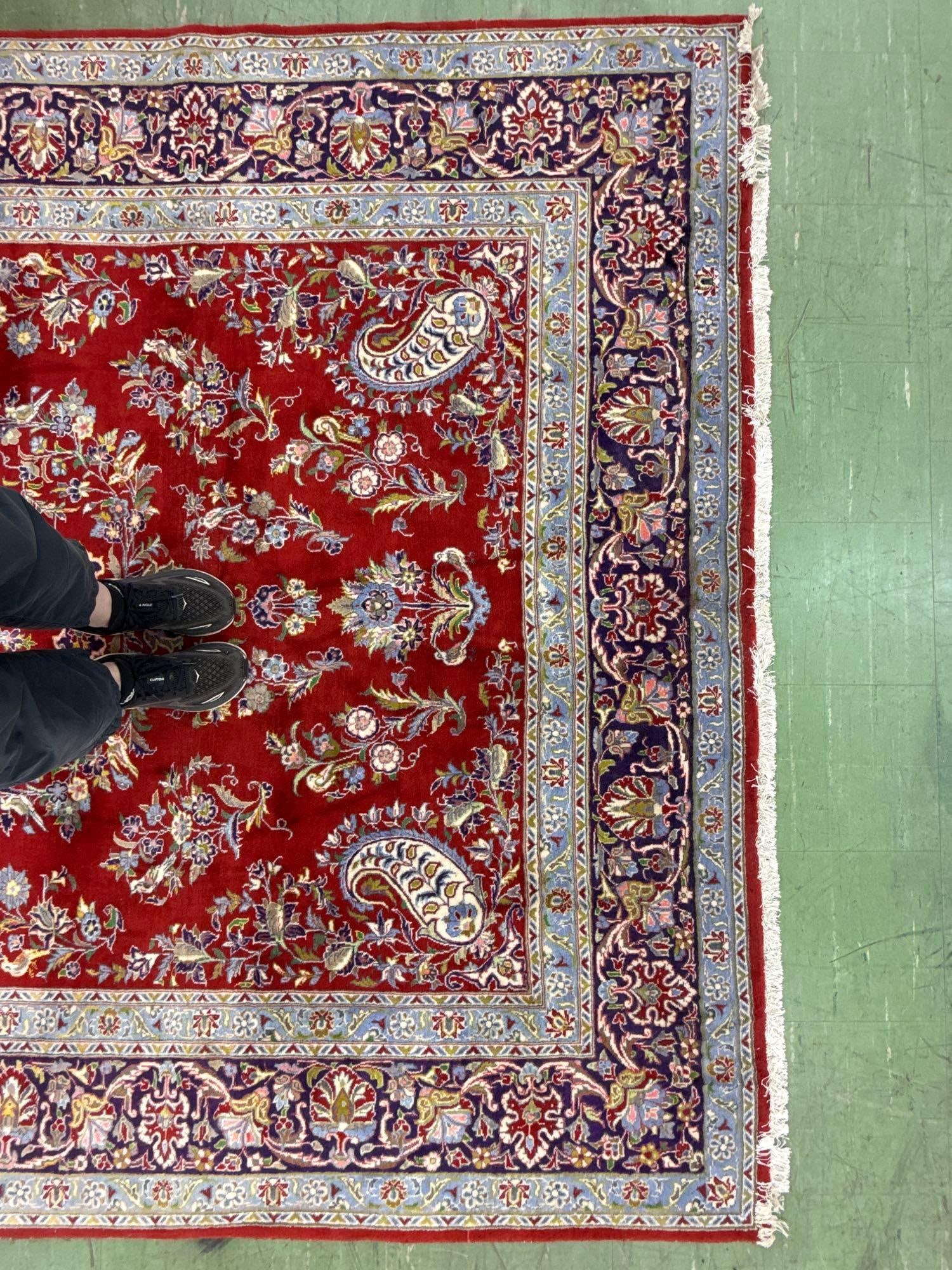Room size Persian wool rug - 11' x 7'5" - 4