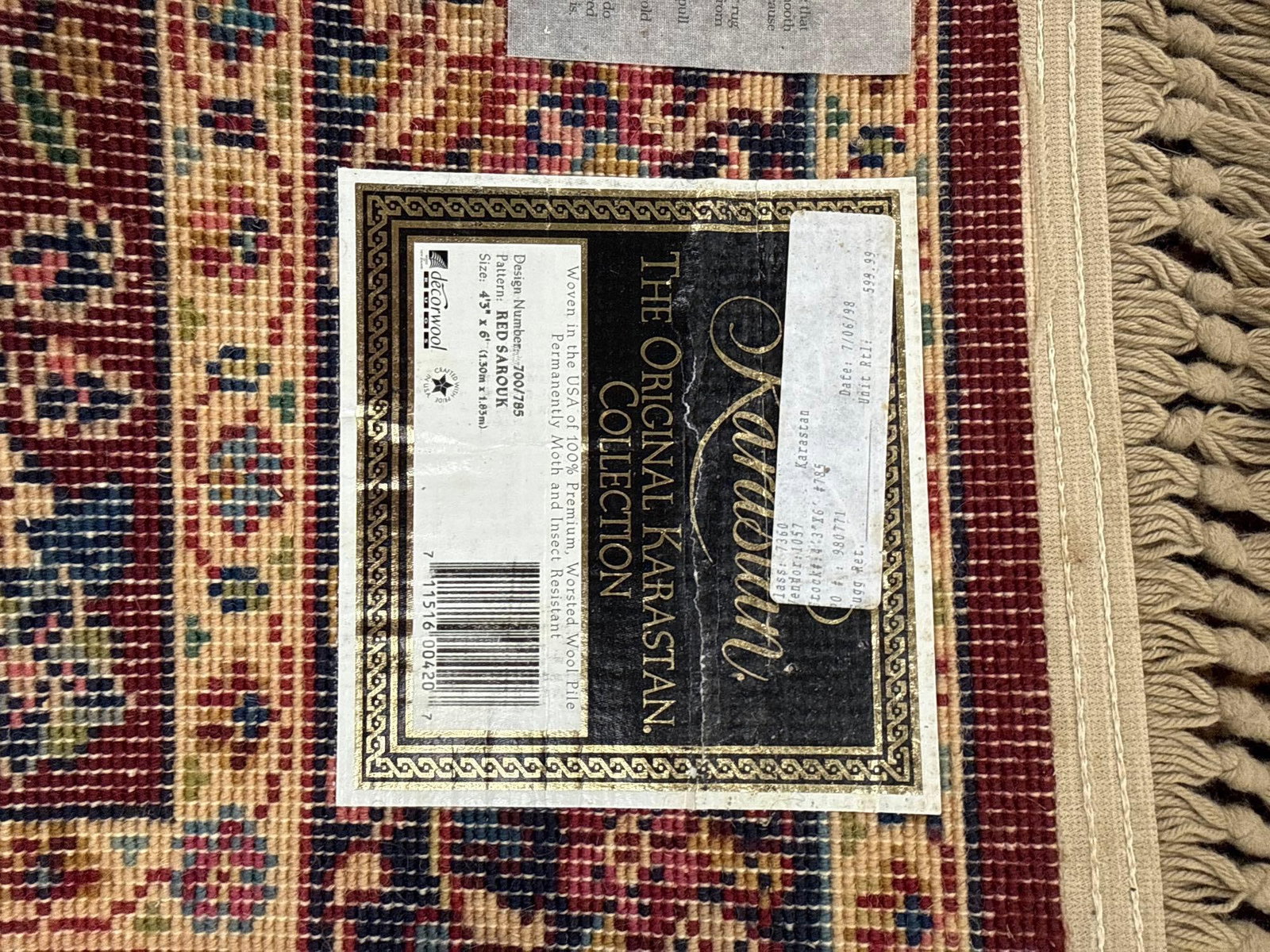Area size wool rug - 6