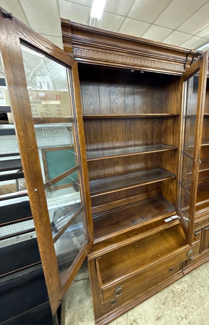 Ethan Allen wooden shelf unit - 3