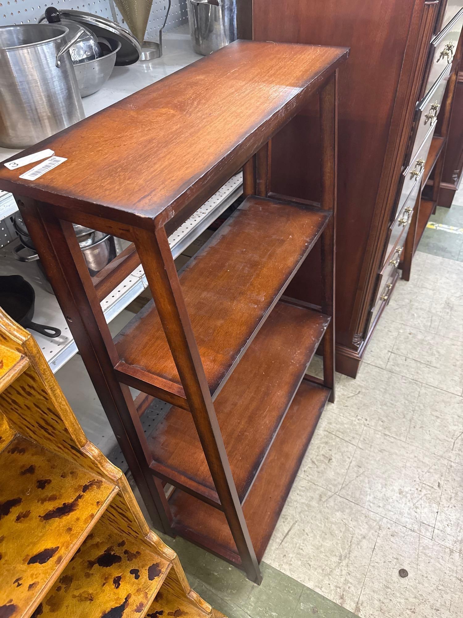 Fold up 3 shelf bookcase - 2