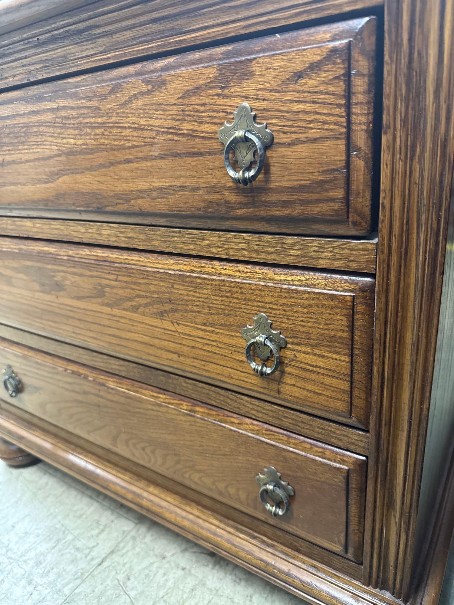 Ethan Allen three drawer bed stand - 5