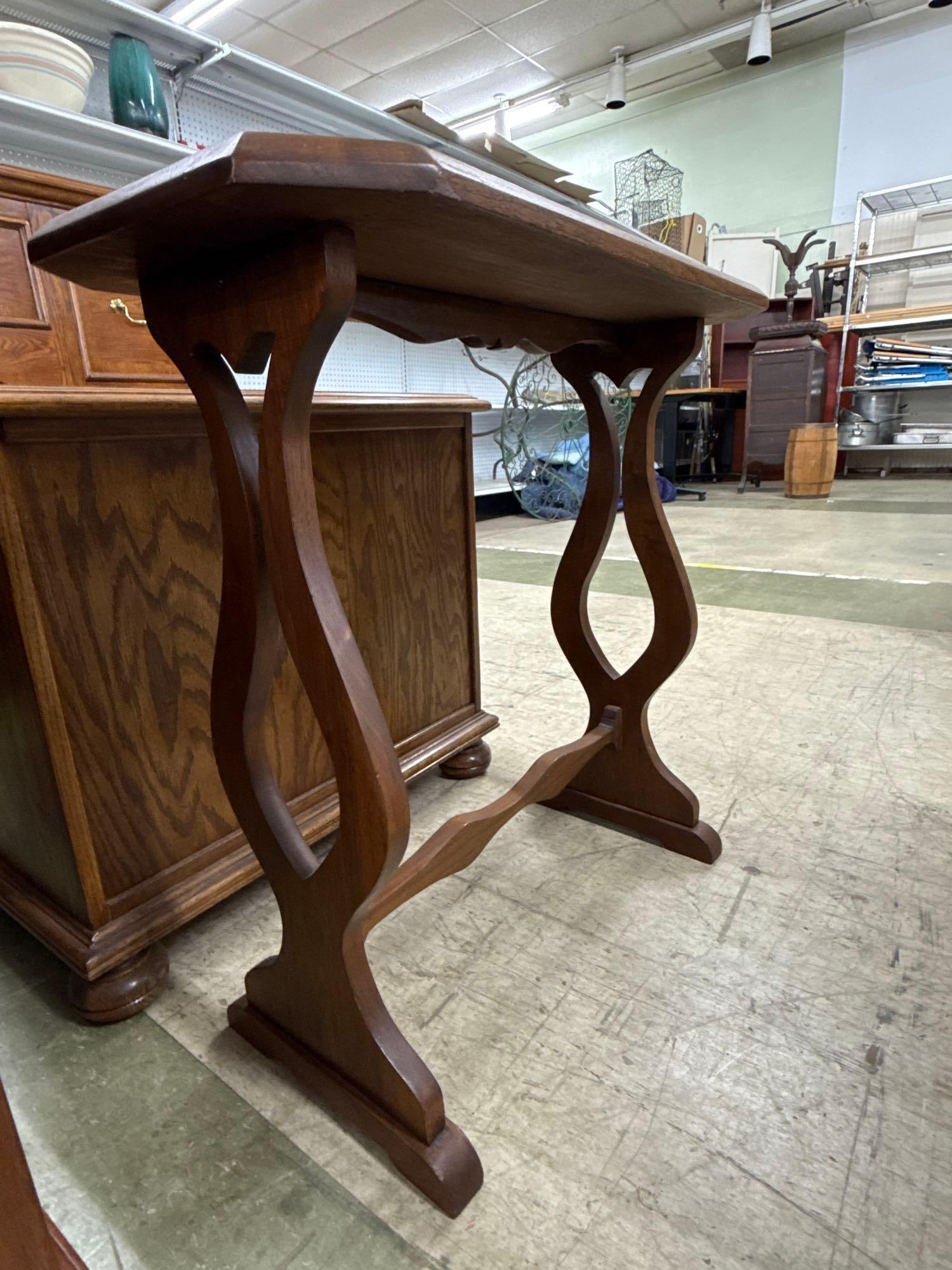 wooden side table - 4