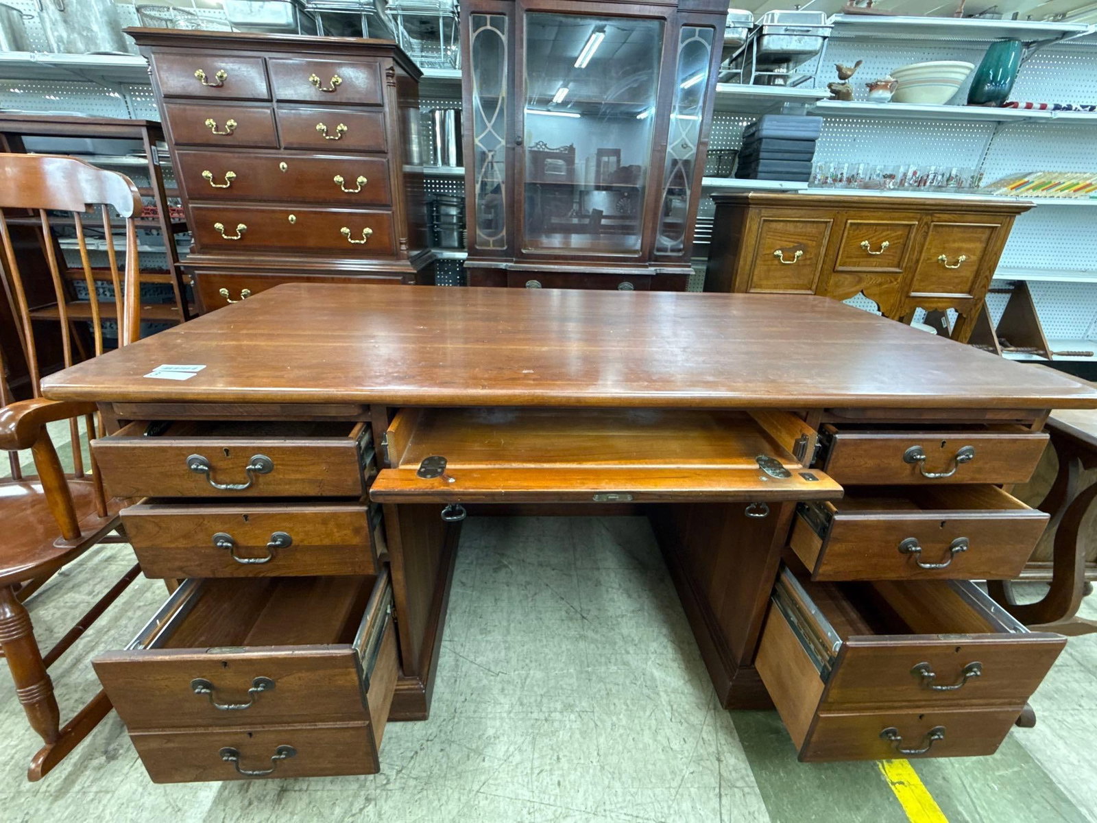 wooden office desk - 2