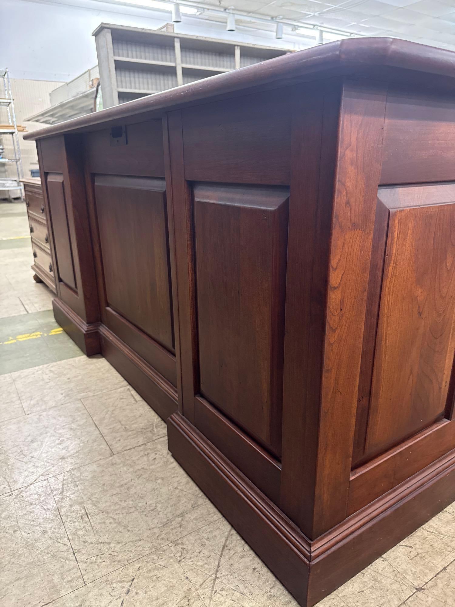 wooden office desk - 7