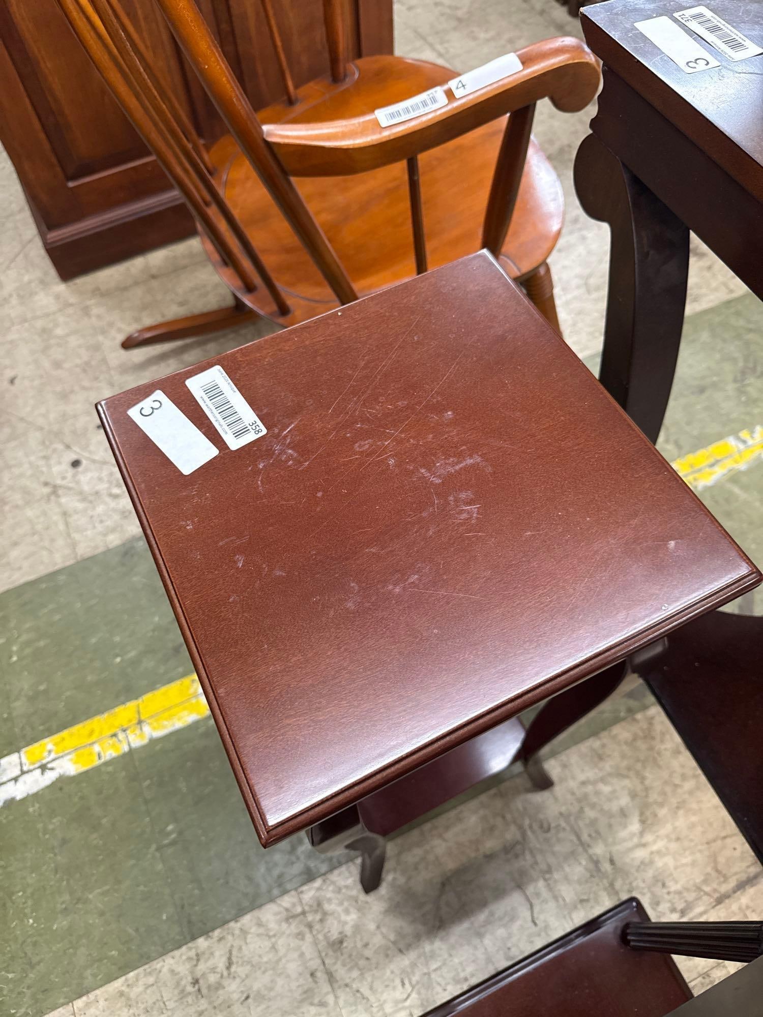 wooden plant stand - 2