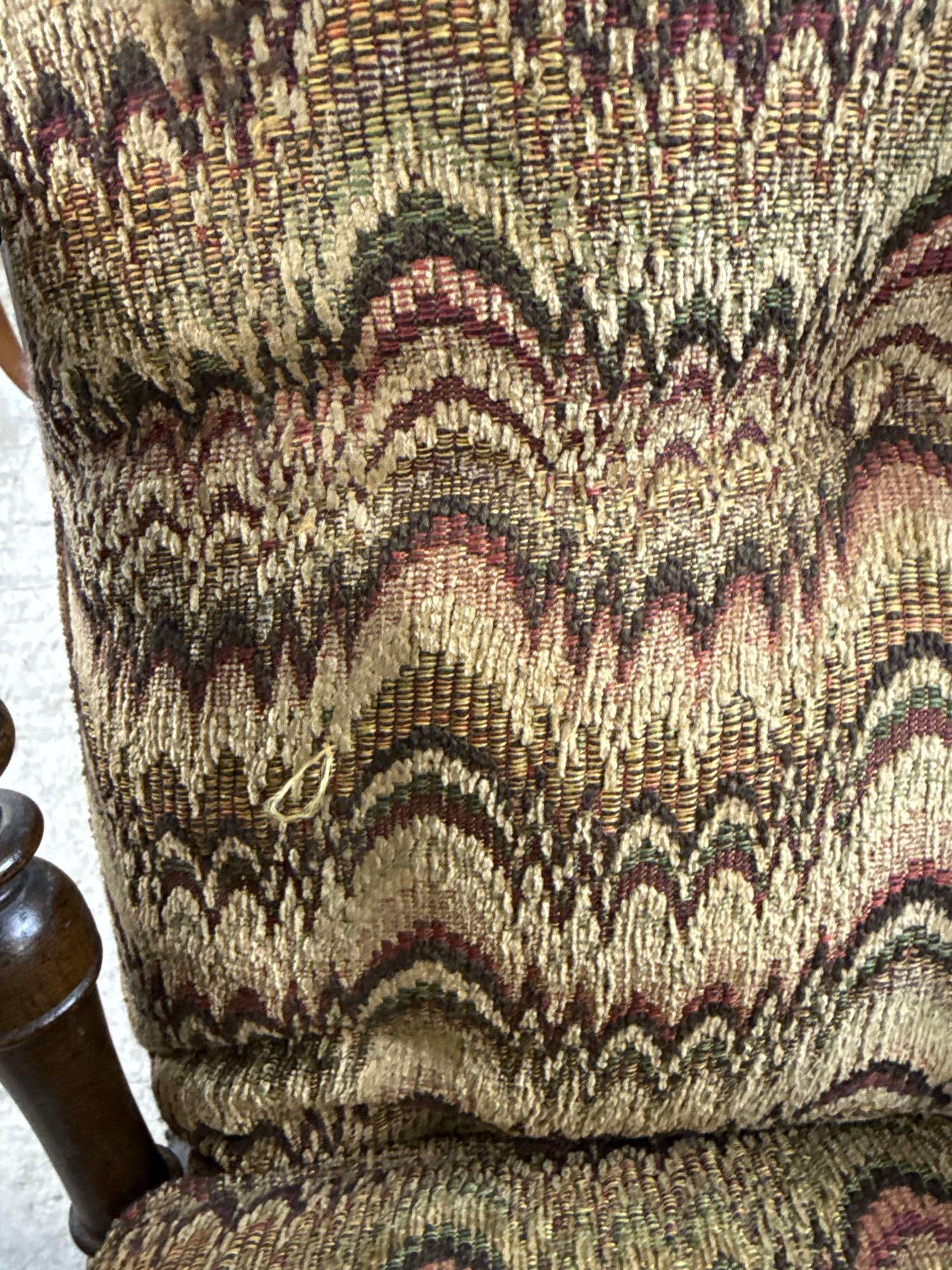 1970s carved wooden sofa - 6